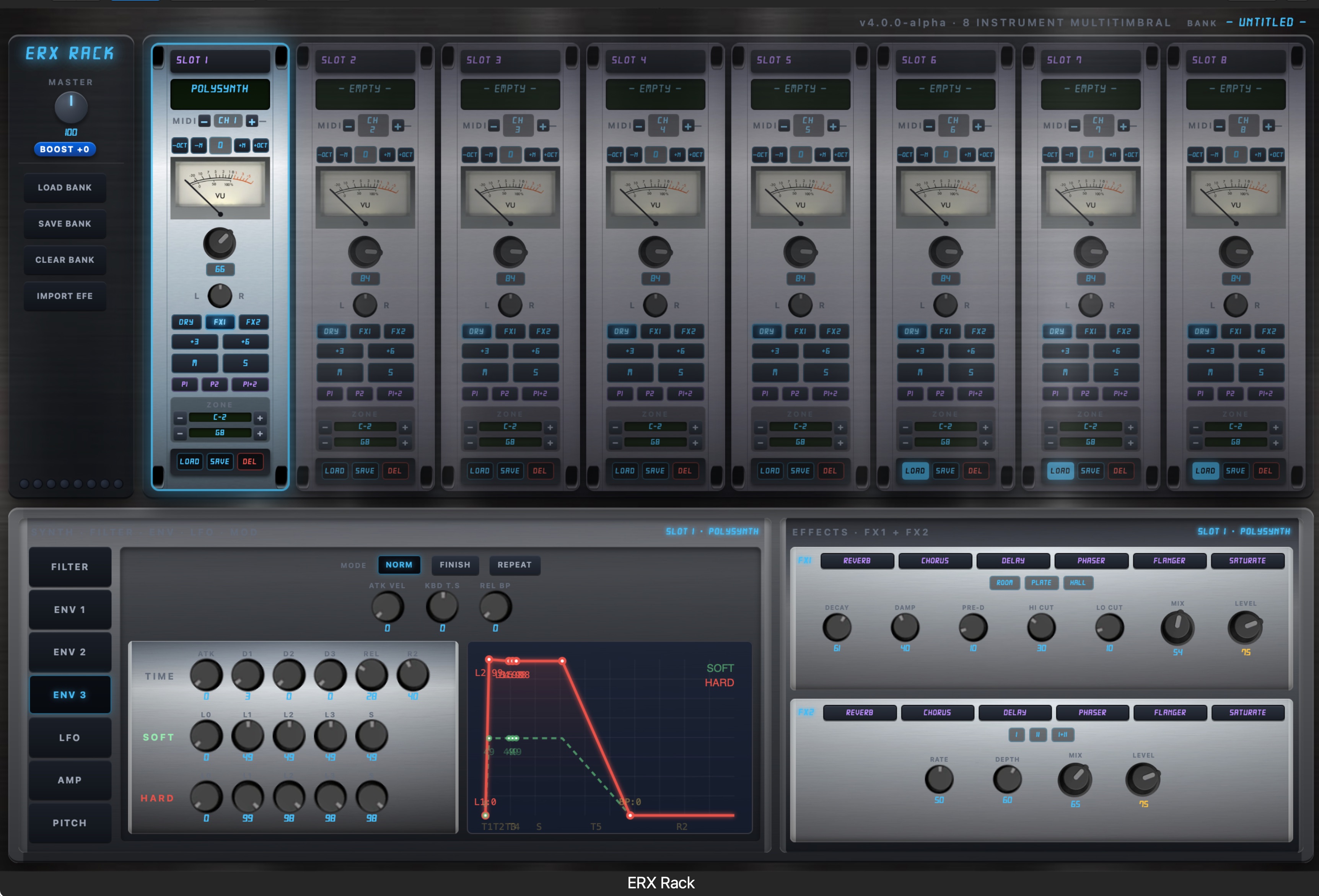 ERX10 ERX Rack — AU + VST3 Plugins V4